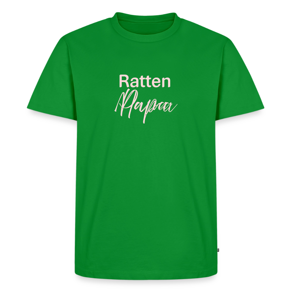 Männer Premium T-Shirt "Ratten-Papa" - Grün