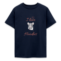 Teenager T-Shirt "I love Hoodies" - Navy