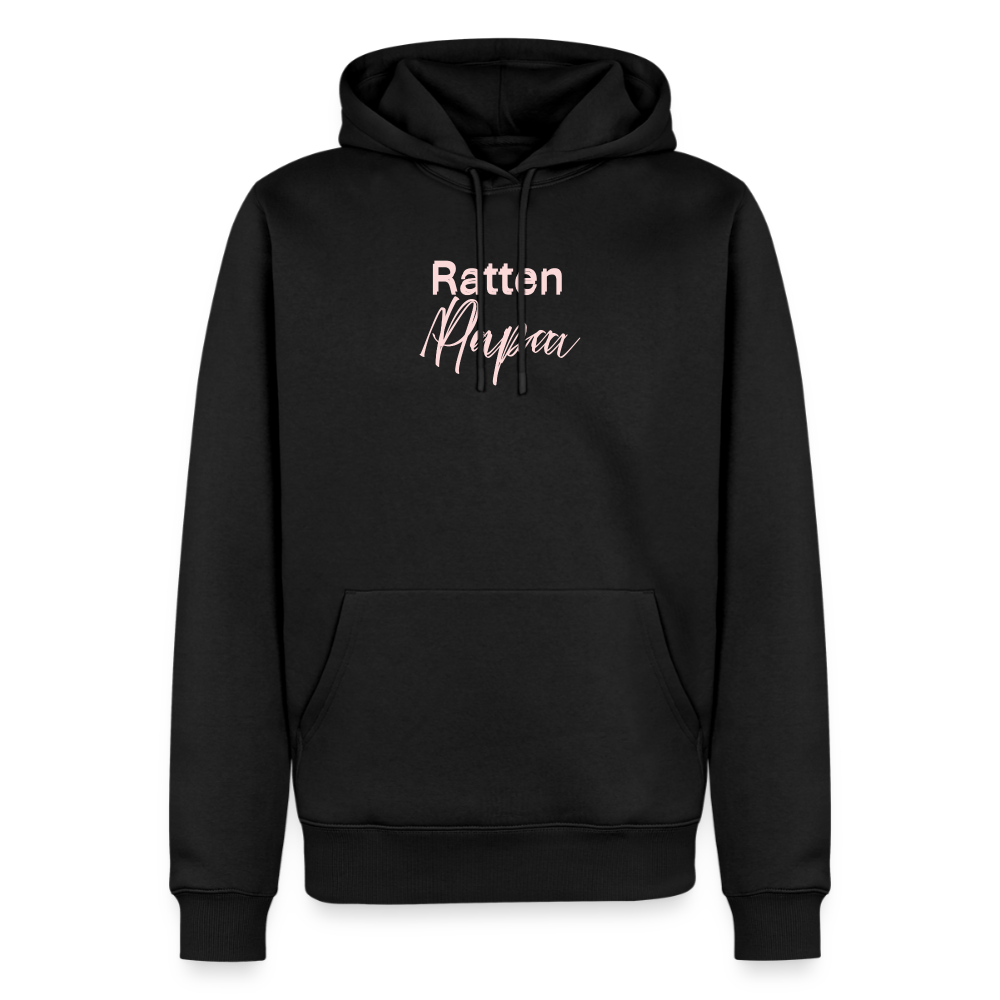 Männer Premium Hoodie "Ratten-Papa" - Schwarz
