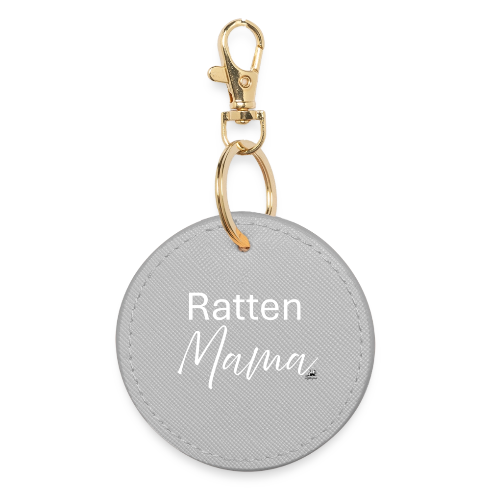Schlüsselanhänger "Ratten-Mama" - Grau