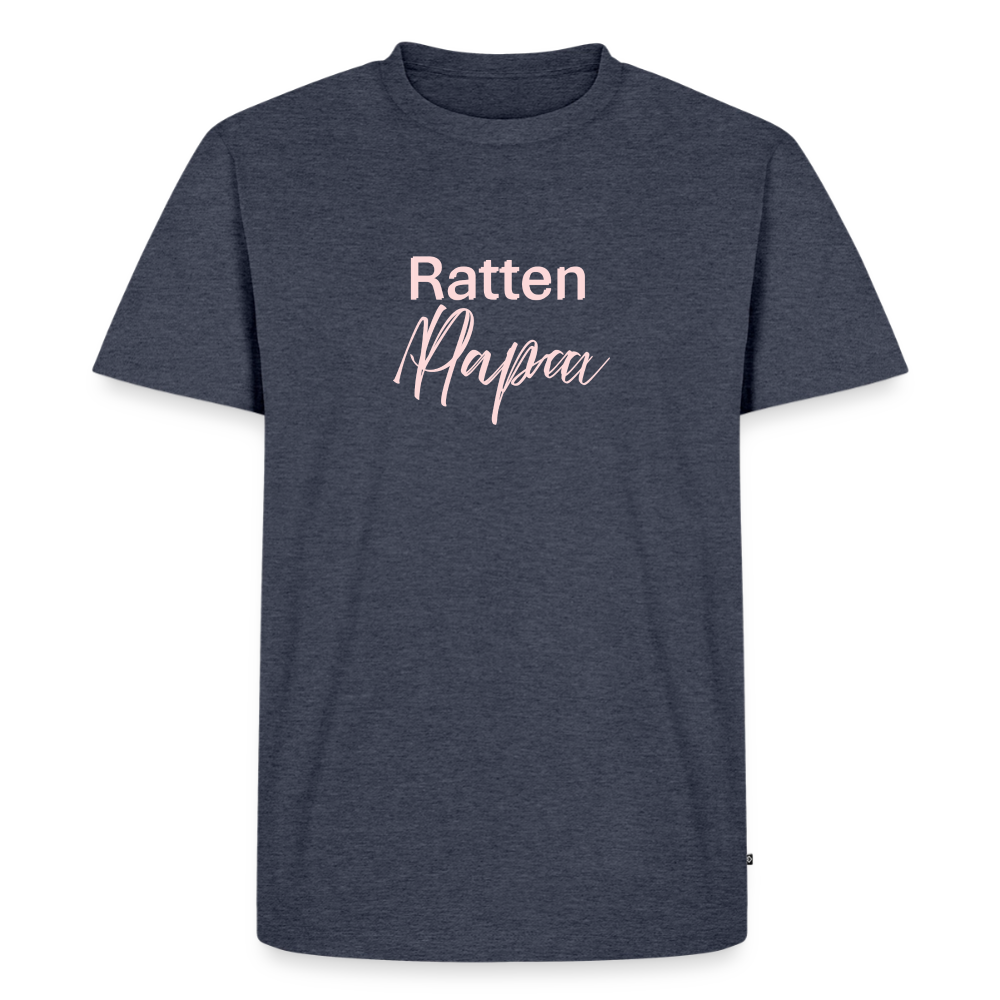 Männer Premium T-Shirt "Ratten-Papa" - Jeansblau 