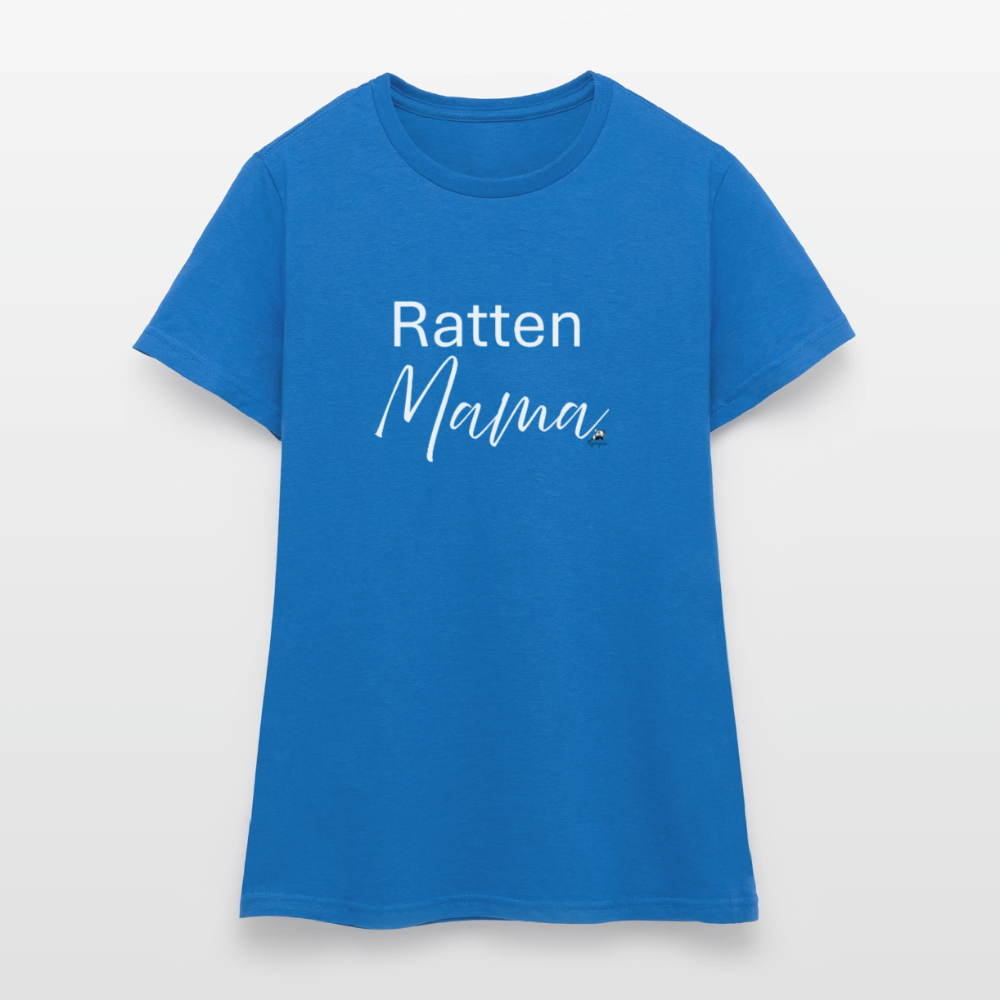 Damen T-Shirt "Ratten-Mama" - Royalblau