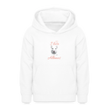 Teen Hoodie "I love Albinos" - Weiß