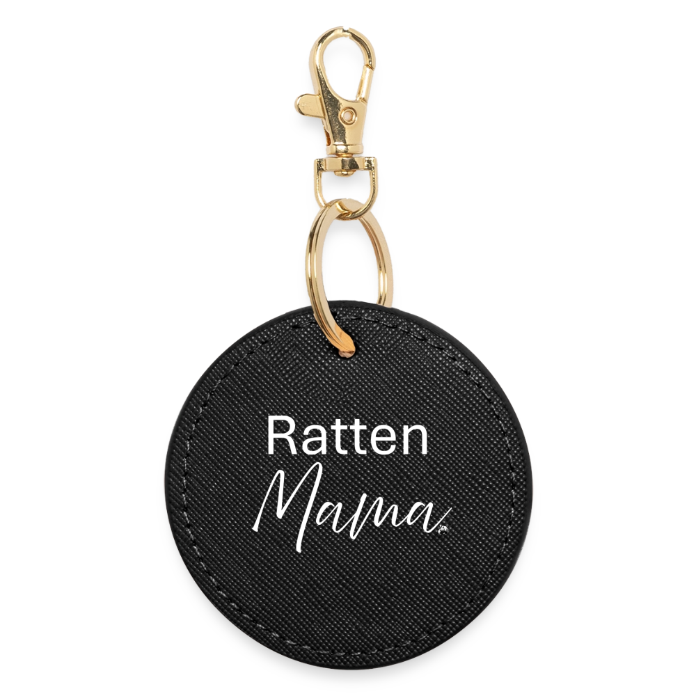Schlüsselanhänger "Ratten-Mama" - Schwarz
