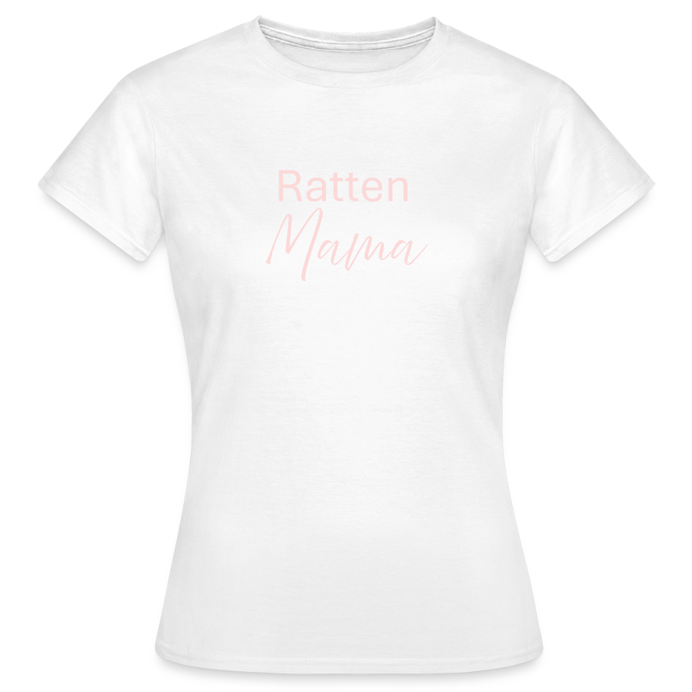 Damen T-Shirt "Ratten-Mama" - Weiß