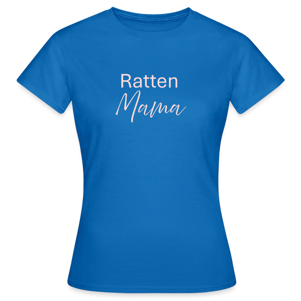 Damen T-Shirt "Ratten-Mama" - Royalblau