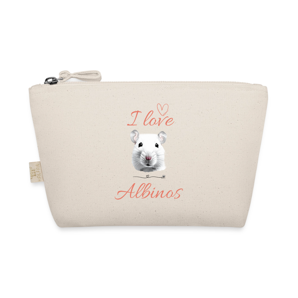 Täschchen "Albino-Ratte" - Natur