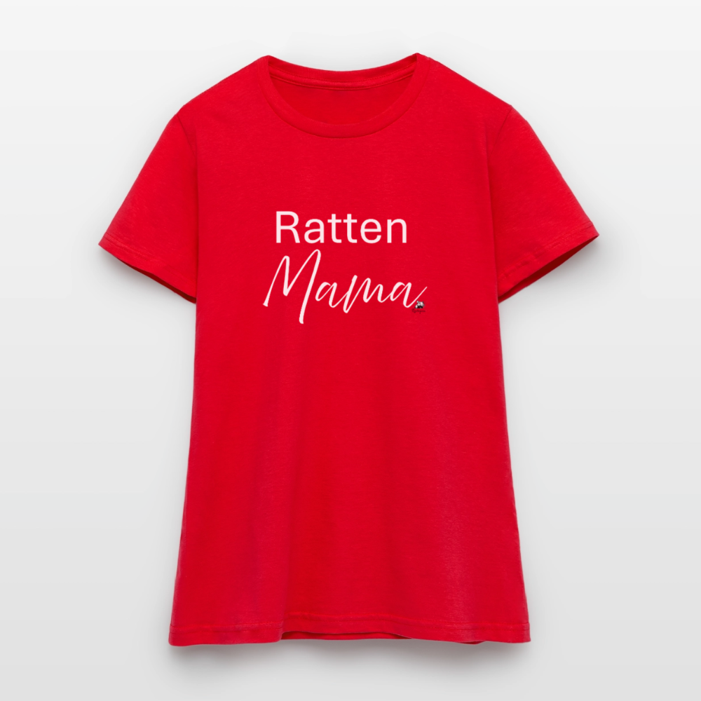 Damen T-Shirt "Ratten-Mama" - Rot