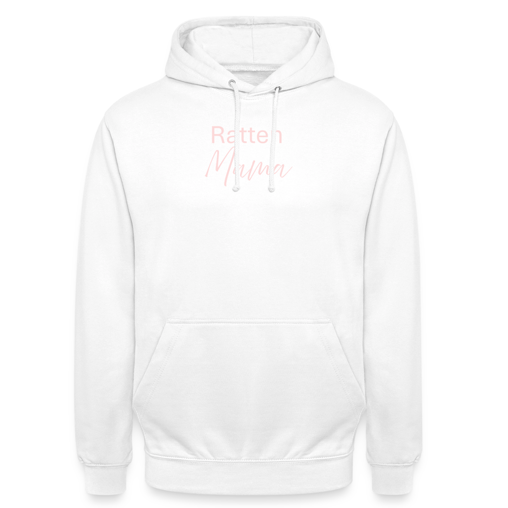 Unisex Hoodie "Ratten-Mama" - Weiß