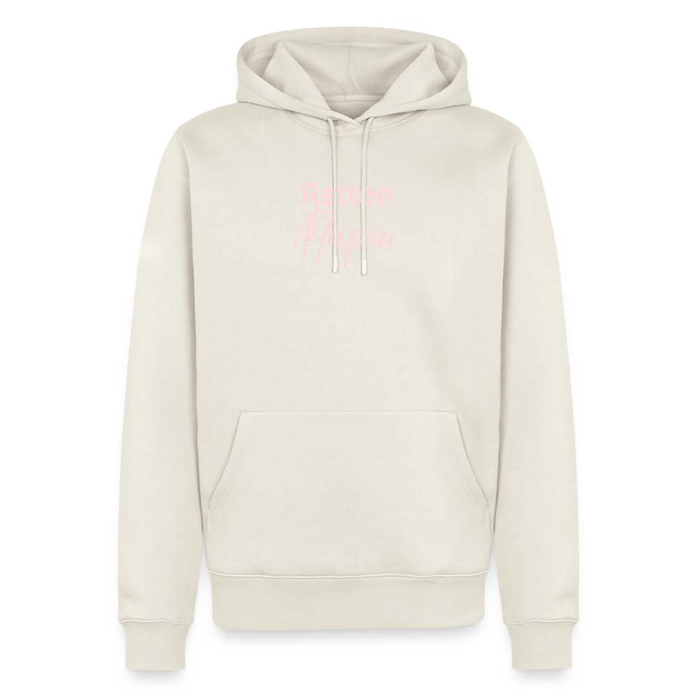 Männer Premium Hoodie "Ratten-Papa" - Naturweiß